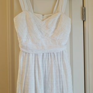 Max and Cleo white summer dress